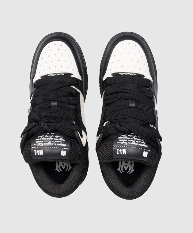 AMIRI Чорні комбіновані кросівки MA-1 AMSNSN1055 зображення 4