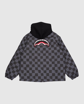 Sprayground Дитяча сіра куртка в клітинку SPY1543