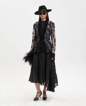 Marc Le Bihan Жакет на запах из кружева 22009