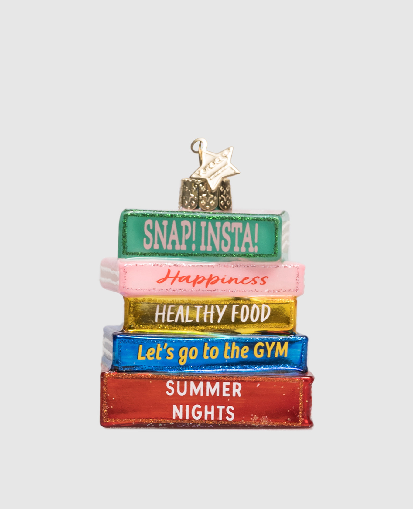 

Елочная игрушка Books, Разноцветный, Елочные украшения