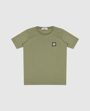 Stone Island Детская футболка с нашивкой логотипа L2S162100003S004768