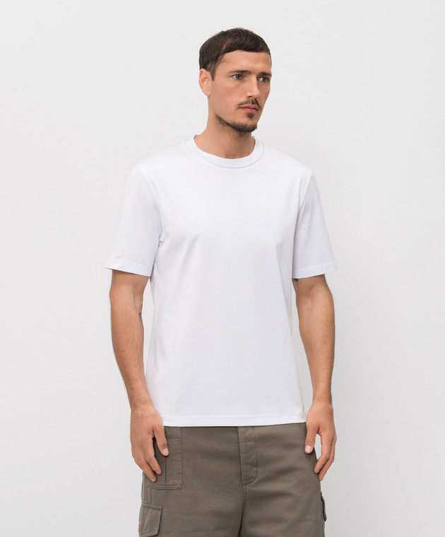 Brunello Cucinelli Белая футболка M0B131356P изображение 3
