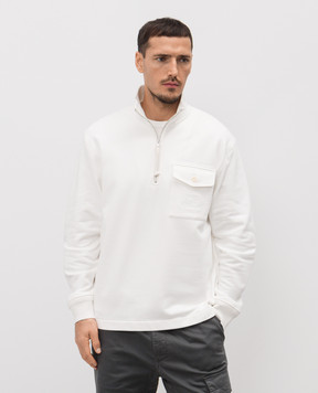 C.P. Company Белый джемпер с логотипом MSS026A005086W