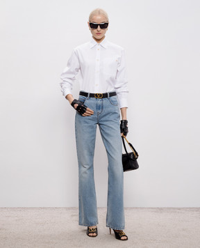 Valentino Біла сорочка з монограмою 8V0ABB84BH1