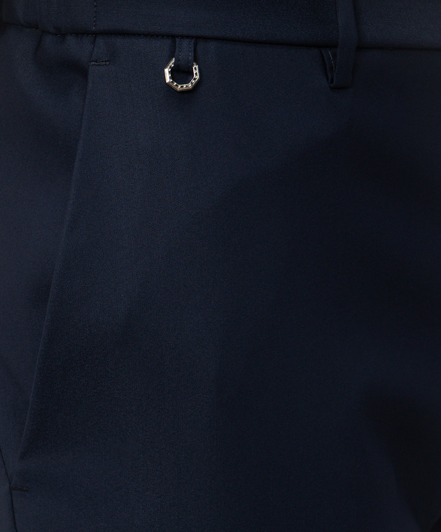 Stefano Ricci Синий карго с шерстью M1T6100140WPAK1U изображение 5