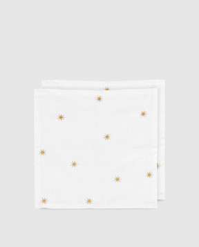 New Edition Набір білих сервірувальних серветок Stars 51067038