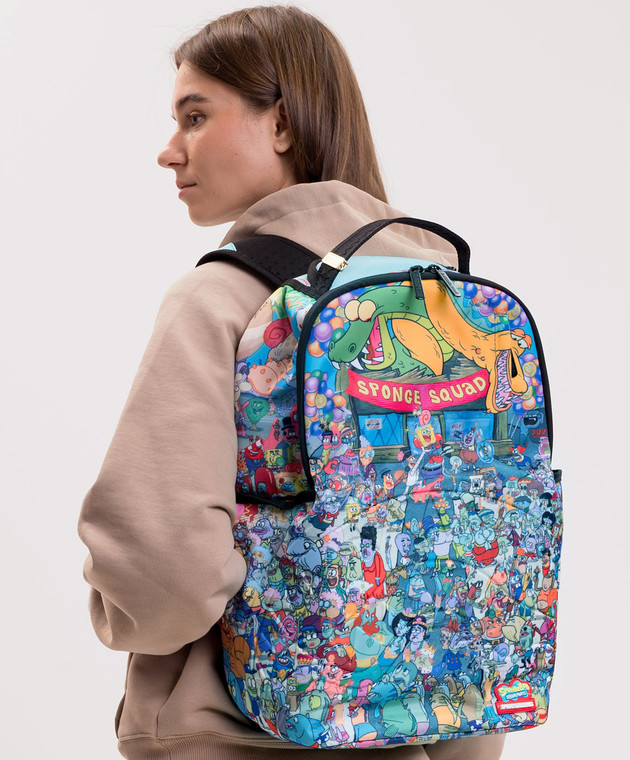 Sprayground Детский рюкзак SPONGEBOB BIG OCEAN PARTY 910B9095NSZ изображение 2
