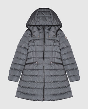 Moncler ENFANT Детский серый пуховик L29541C5021054155