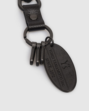 Y`S Yamamoto Чорний брелок з логотипом YQA01991