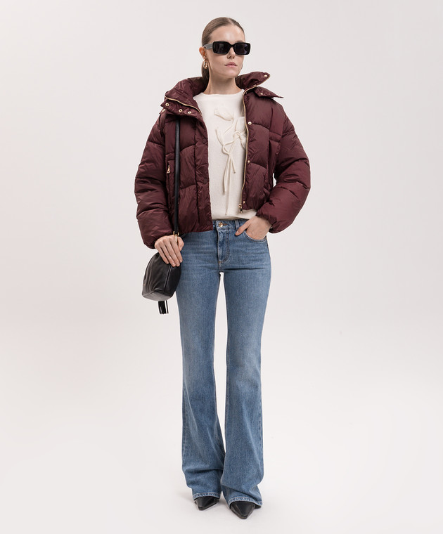 Twinset Бордовая куртка 262TT2380 изображение 2