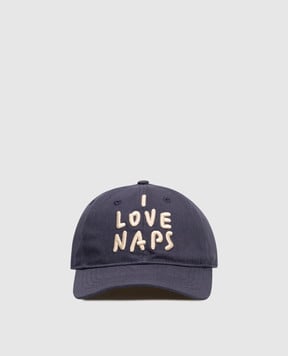 Max & Co Синяя кепка с вышивкой MCLSIAMESE