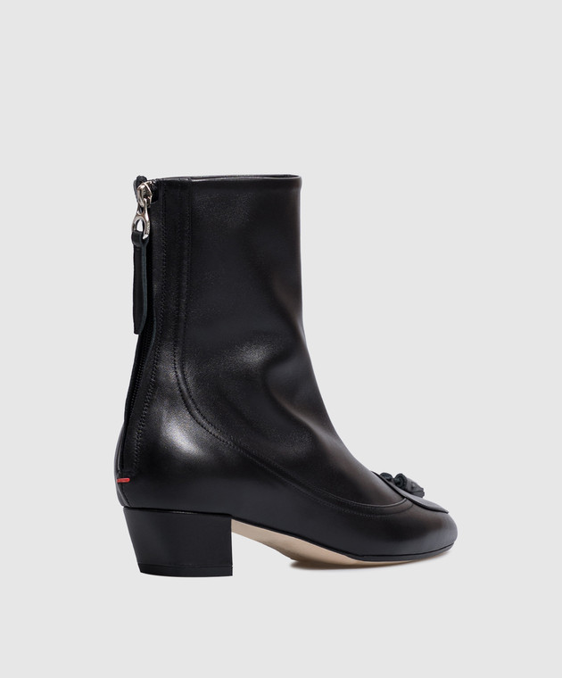 Aeyde Черные кожаные ботинки Betsy AB0719001001226 изображение 3