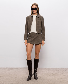 Sporty & Rich Джемпер цвета айвори из кашемира и шерсти WS11185327WH06