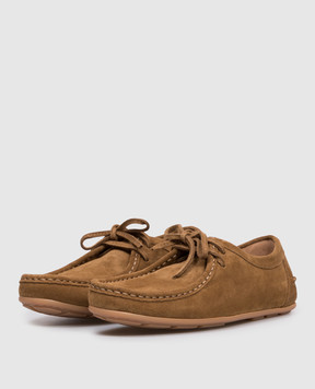 Bally Коричневые замшевые дерби Clay WD051TSU017