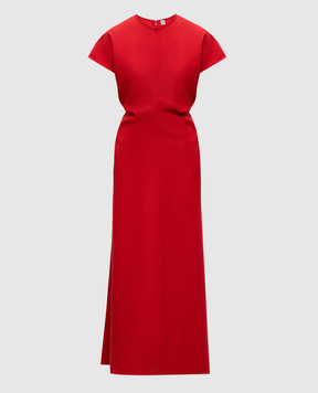 Toteme Червона сукня міді з вовни 261WRD1103FB0568