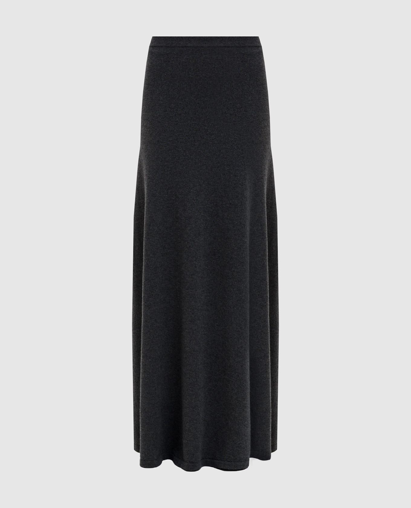 

Серая юбка макси из шерсти, Серый, Юбки-а-силуэта