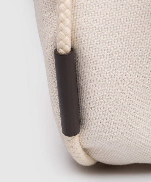 Peserico Сумка-хобо цвета айвори S38384C0CC832 изображение 4