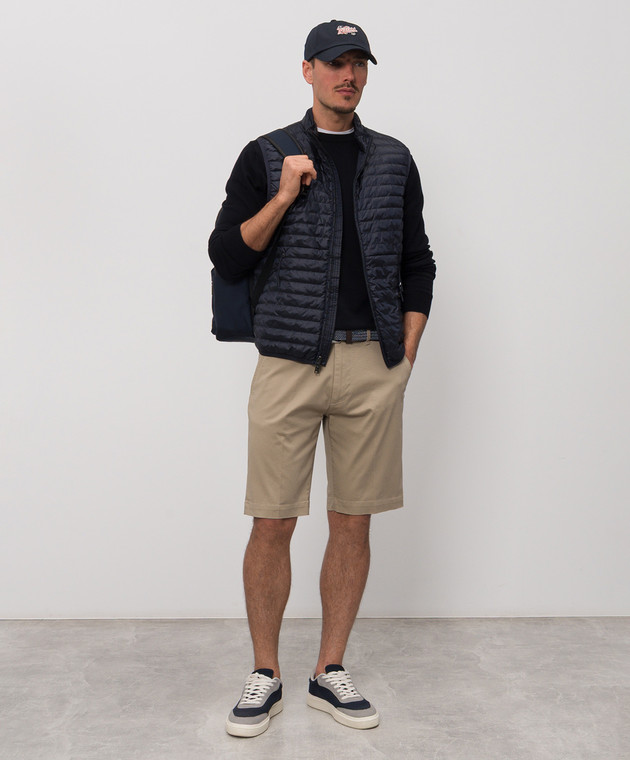 Cashmere&Whiskey Бежевые шорты из хлопка 0276109345 изображение 2