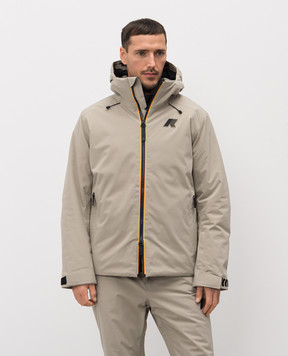K-Way Горнолыжная куртка LESARCS цвета хаки K5123YW