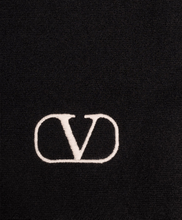Valentino Черный шарф из шерсти 9Y2ET028UJC изображение 3