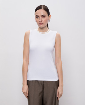 Peserico Белый топ S08690J05669D