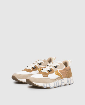 Voile Blanche Коричневі комбіновані кросівки CLUB01 0012017465142D47