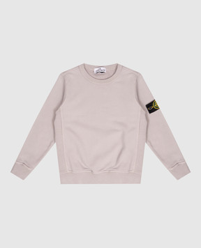Stone Island Детский свитшот серый с патчем логотипа L2S166100001S0A2068