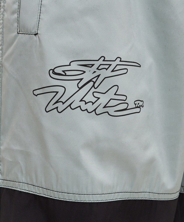 Off-White Зелені джогери 44MCJ03KS26F001 зображення 5