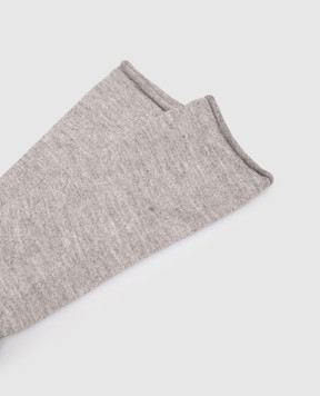 Brunello Cucinelli Серые носки с кашемиром M64945019P