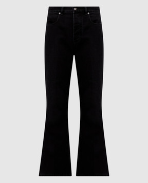 Bottega Veneta Черные джинсы клеш с патчем логотипа 864997V69O0