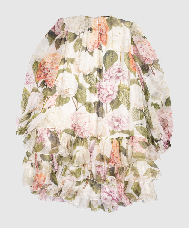 Dolce&Gabbana Дитяча сукня із шовку в принт L54DO7IS10B зображення 2