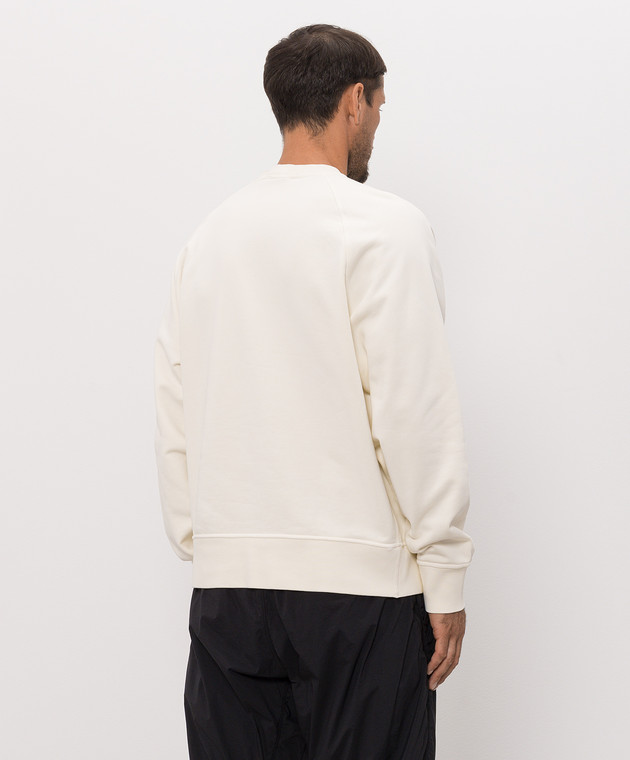Stone Island Світшот кольору айворі L2S156100008S0051 зображення 4