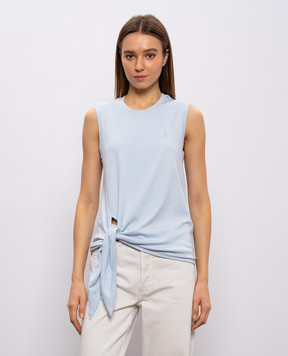 JW Anderson Голубой топ в полоску JO0284PG1943