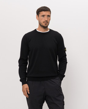 Stone Island Черный джемпер из шерсти L2S155100071S00C4
