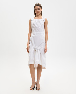 Fendi Белое платье из хлопка FDD554AW7V