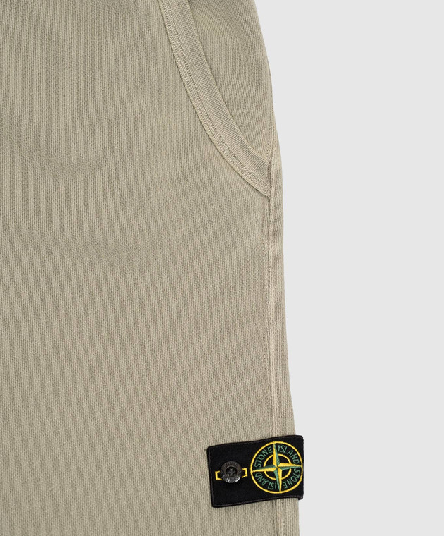 Stone Island Детские спортивные брюки цвета хаки L2S166200004S042514 изображение 3