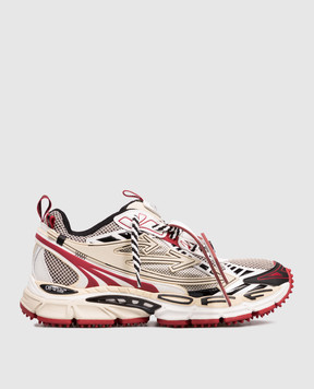 Off-White Бежеві кросівки OW BE RIGHT BACK з патчем логотипа OWIA289F25FAB005