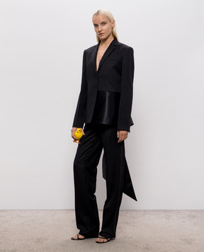 JW Anderson Черные брюки из шерсти TR0416PG1883