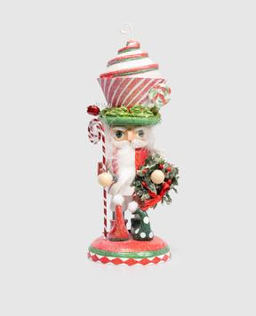 Kurt Adler Червона статуетка Hollywood Cupcake Swirt Hat-Nutcrackers HA0606