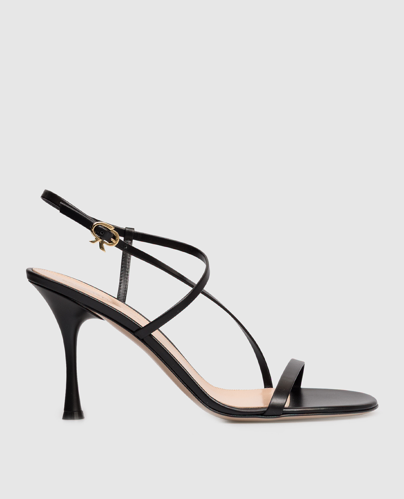 

Черные кожаные босоножки Ascent, Черный, Босоножки