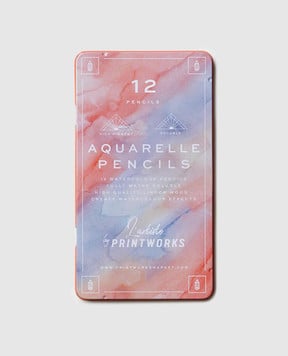 Printworks Набір кольорових олівців Aquarelle PW00567