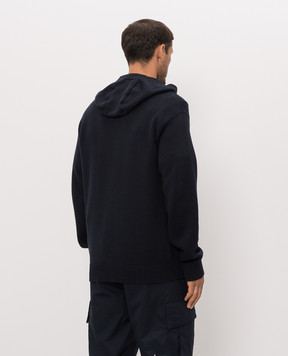 Stone Island Синя спортивна куртка з кашеміром L2S155100064S00FA