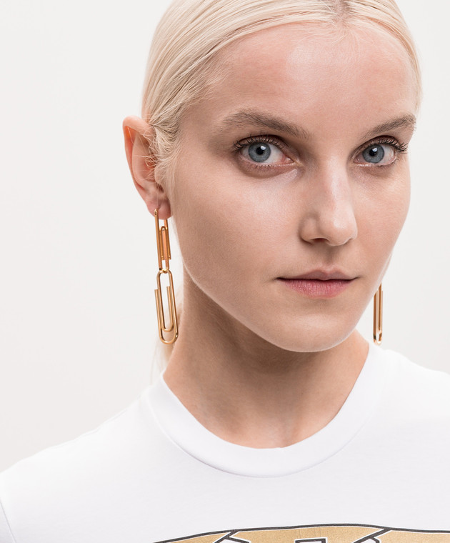 Off-White серьги Paperclip OWOD2ABS26MET001 изображение 2
