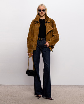 Saint Laurent Черный свитер из кашемира 871009Y77LF