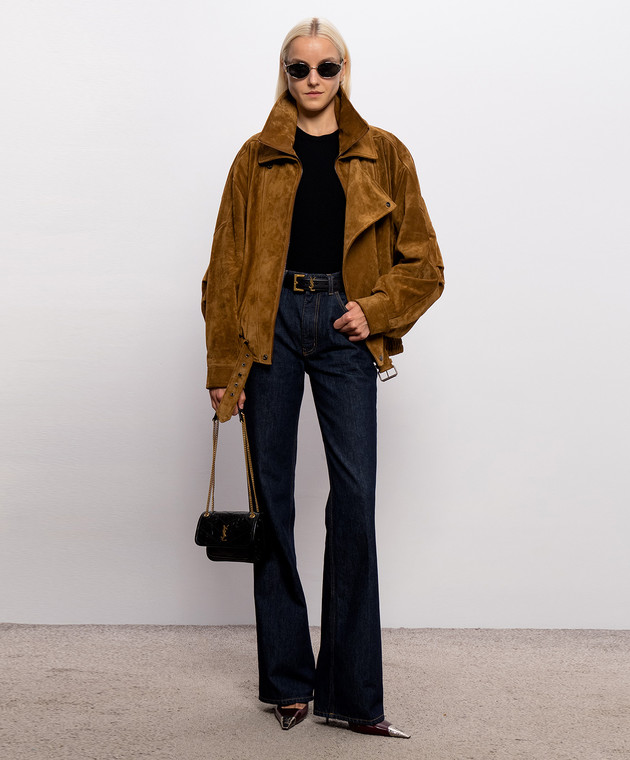 Saint Laurent Черный свитер из кашемира 871009Y77LF изображение 2