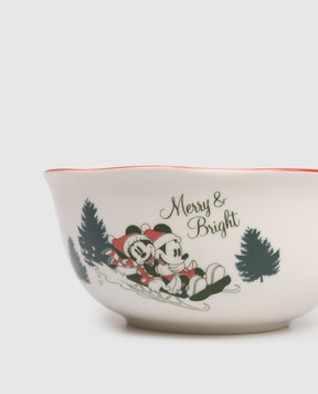 Disney Біла керамічна миска Mickey & Minni DN25339