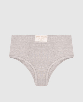 Palm Angels Сірі трусики з високою посадкою PLA1UWBT07SI