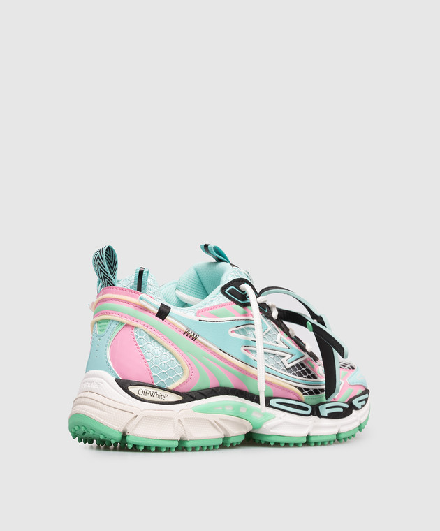 Off-White Голубые кроссовки Be Right Back OWIA289S26FAB004 изображение 3