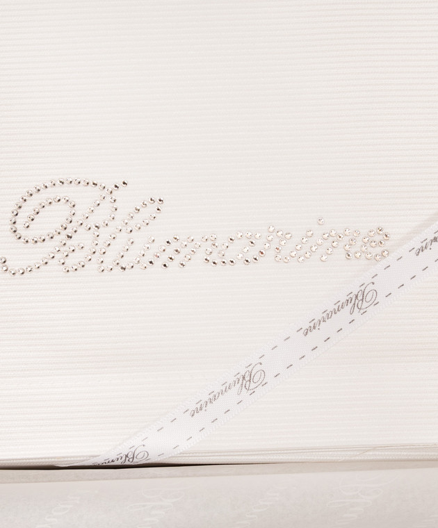 Blumarine Home Білий ранер з кристалами W0200250033 зображення 3