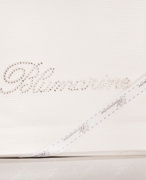 Blumarine Home Білий ранер з кристалами W0200250033